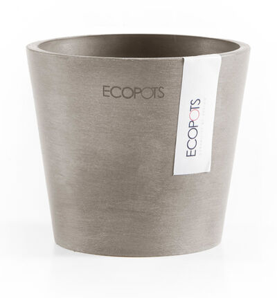 Ecopots Amsterdam gråbrun 10,5 cm